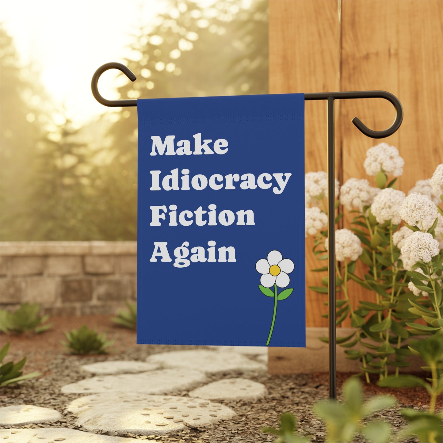 Make Idiocracy Fiction Again Protest Banner
