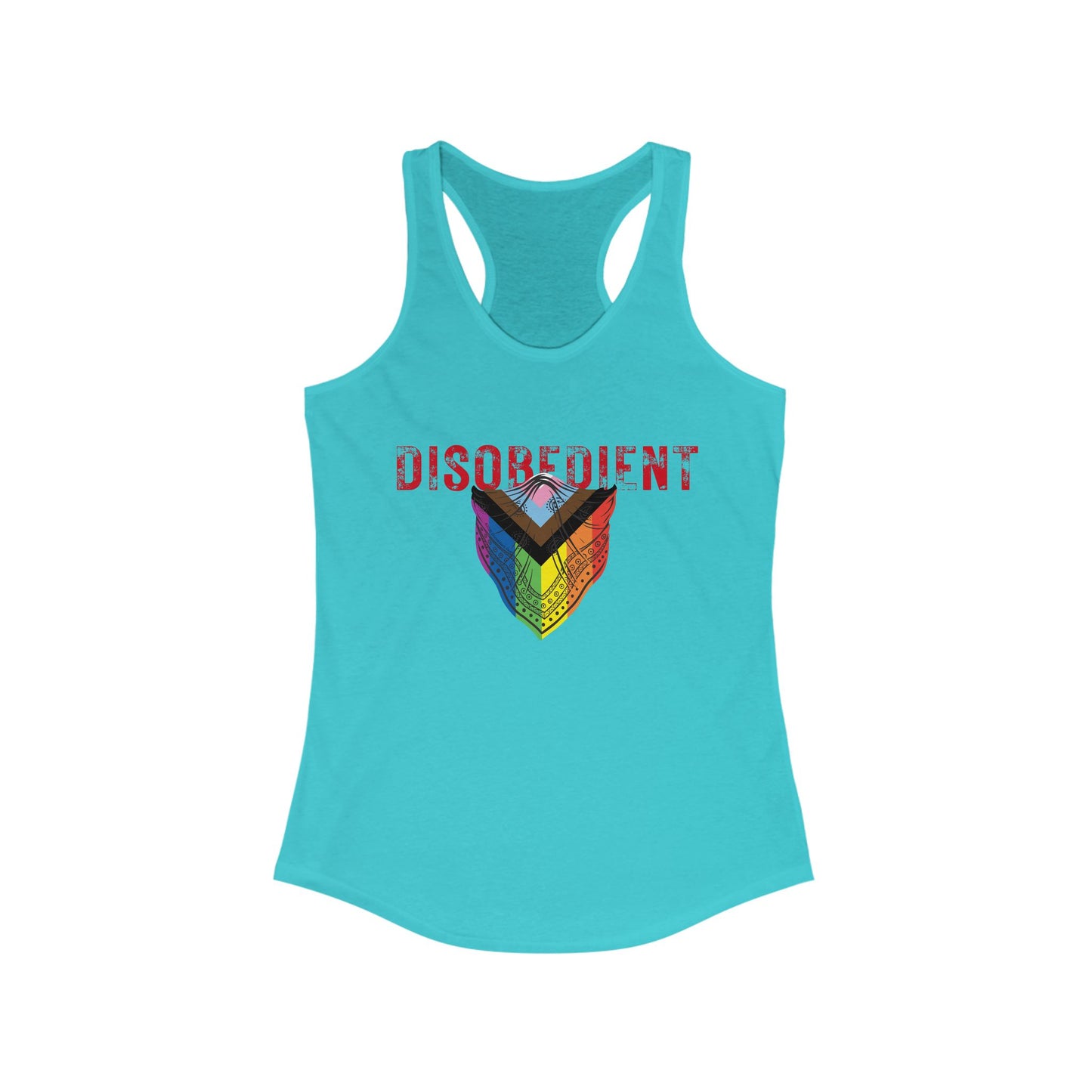 Pride Mask Racerback Tank