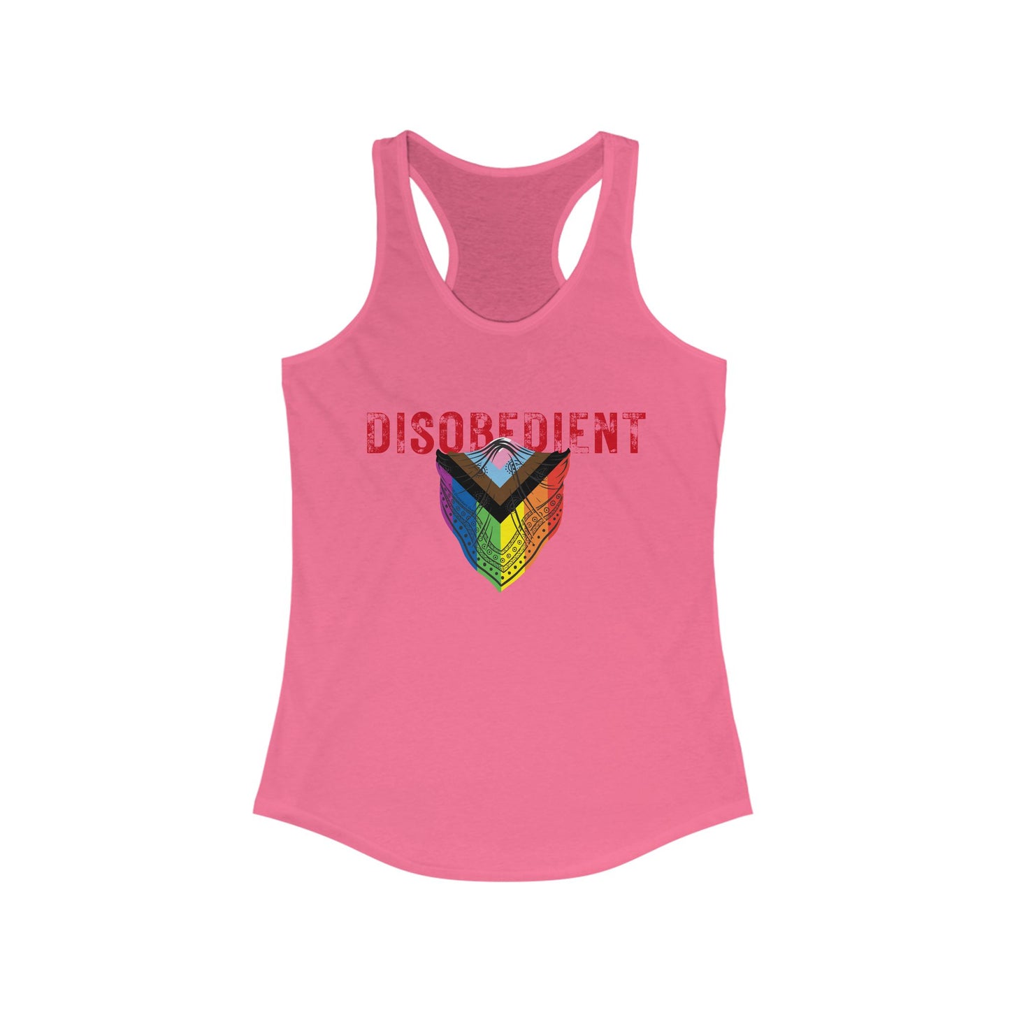Pride Mask Racerback Tank