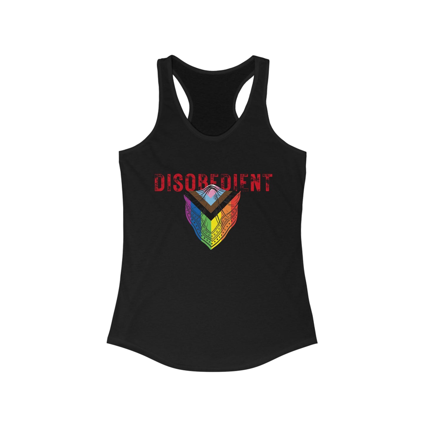 Pride Mask Racerback Tank