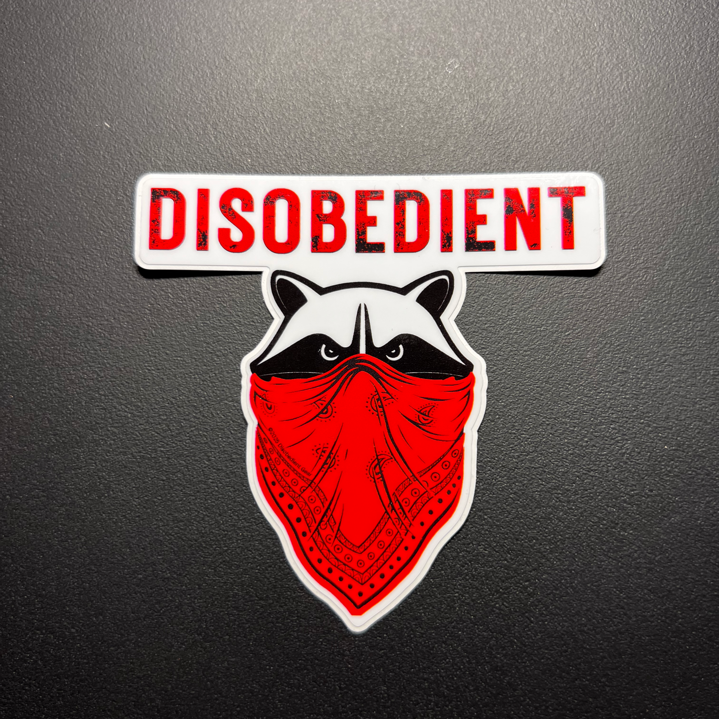 Disobedient Brand Sticker