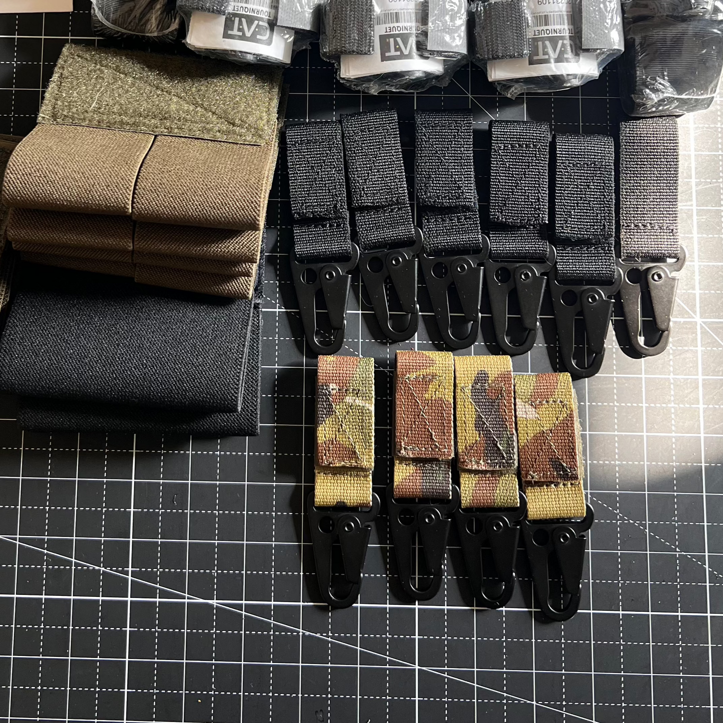 2" Molle Cordura Utility/Glove Hooks